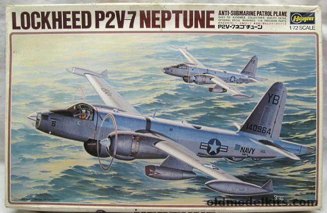 Hasegawa 1/72 Lockheed P2V-7 Neptune - (P2V7), K6 plastic model kit
